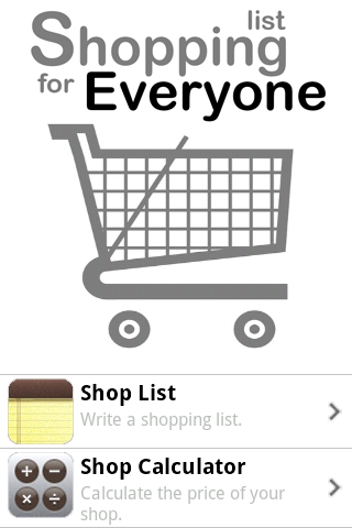 Shopping List for everyone