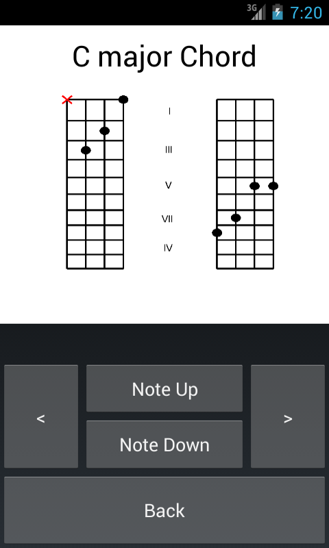 Pro Bass Guitar Tuner N Chords Screen 3