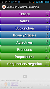 Spanish Grammar Learning Screenshots 0