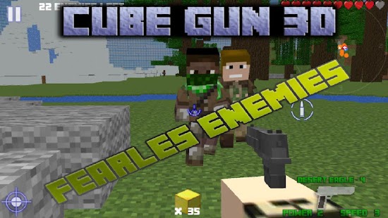 免費動作App|魔方枪3d Cube Gun 3d - Free Mine|阿達玩APP