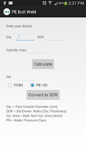 Free PE Butt Weld APK