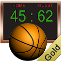Basketball Score Gold logo