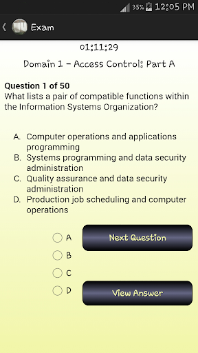 CISSP Evaluator Domain 1