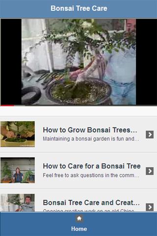 【免費媒體與影片App】Bonsai Tree Care Video-APP點子