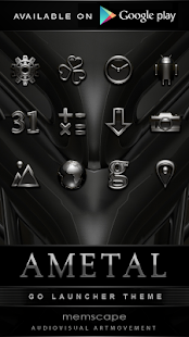 AMETAL Designer Clock Widget Screenshots 10
