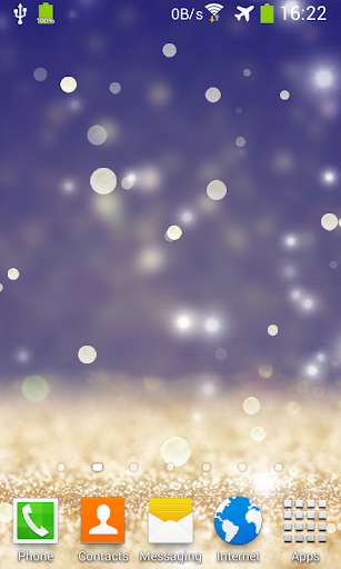 Gold Glitter Live Wallpaper