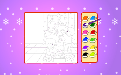 Christmas Coloring Pages Kids poster 6