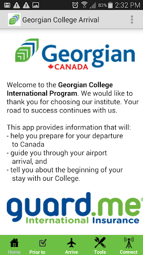 Georgian College Arrival