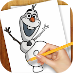 Cover Image of Herunterladen Learn to Draw Olaf Frozen 1.03 APK