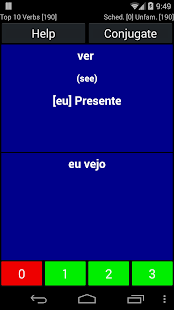 Portuguese Verb Trainer Pro(圖3)-速報App