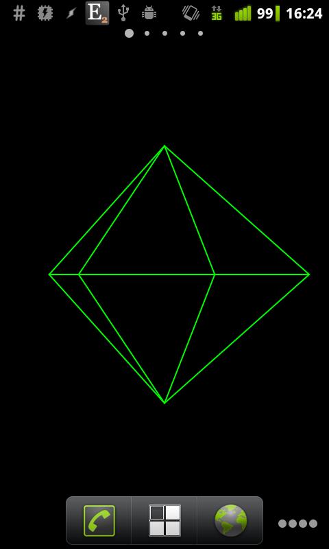 Geometric Shape Live Wallpaper Screen 2