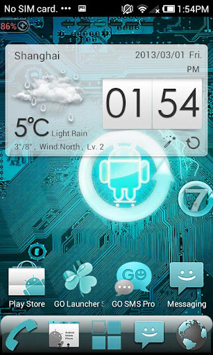 Cyanogen Pro GO Launcher Theme