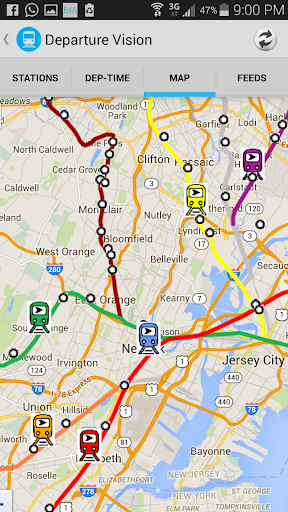 【免費交通運輸App】New Jersey Transit Vision-APP點子