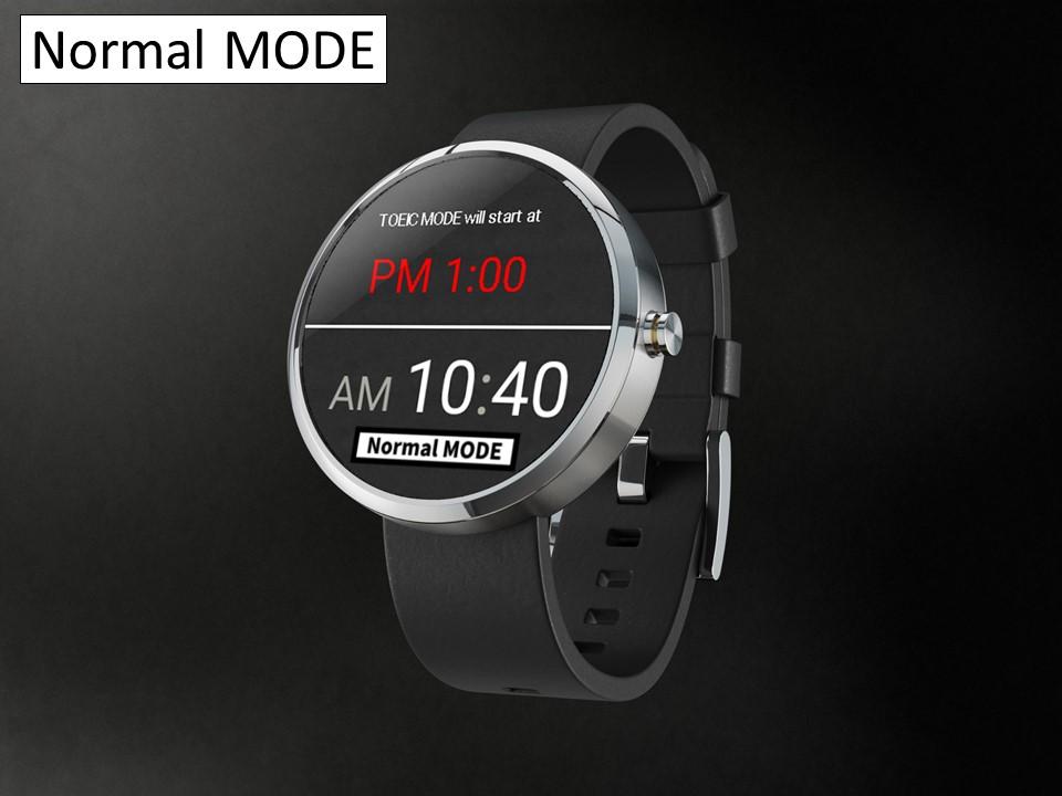 Android application TOEIC Timer Watchface screenshort