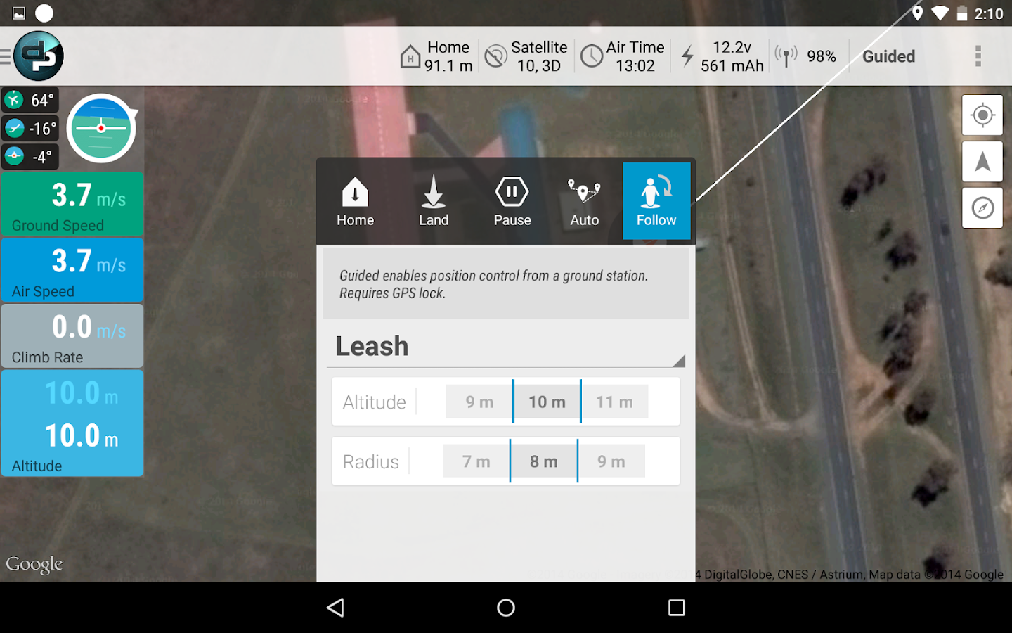   DroidPlanner 2 – Capture d'écran 
