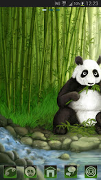 Téma panda GO Launcher EX poster 2