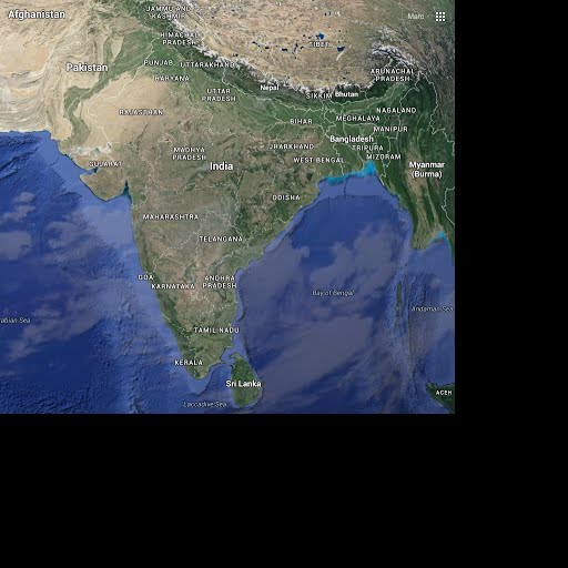 Indian Subcontinent Google Earth Google Arts Culture