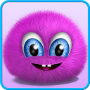 Pink Fluffy Ball mobile app icon