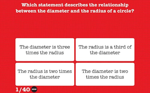 Android application 5th Grade Math Testing Prep screenshort
