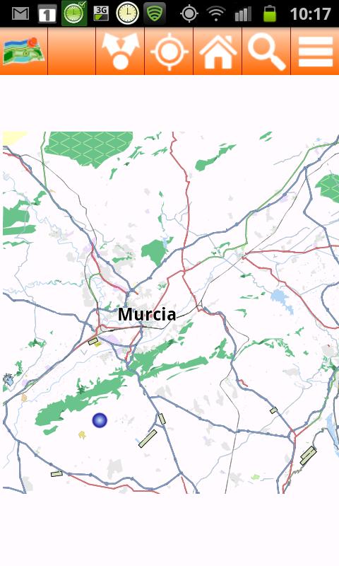 Android application Murcia Offline mappa Map screenshort