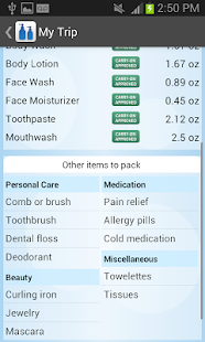 Travel Toiletry Packing List(圖6)-速報App