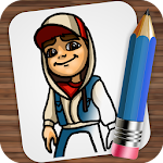 Cover Image of Download Drawing Subway Surfers 1.02 APK