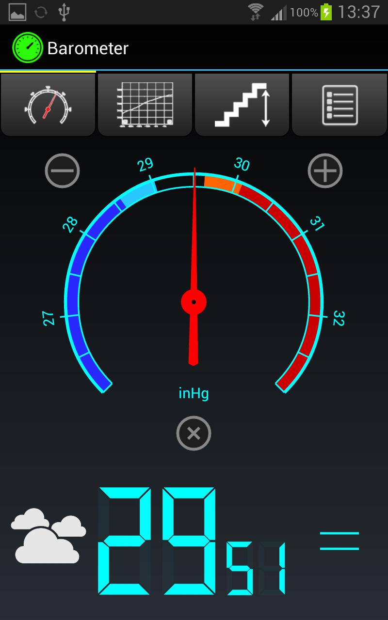 vBarometer Screen 2