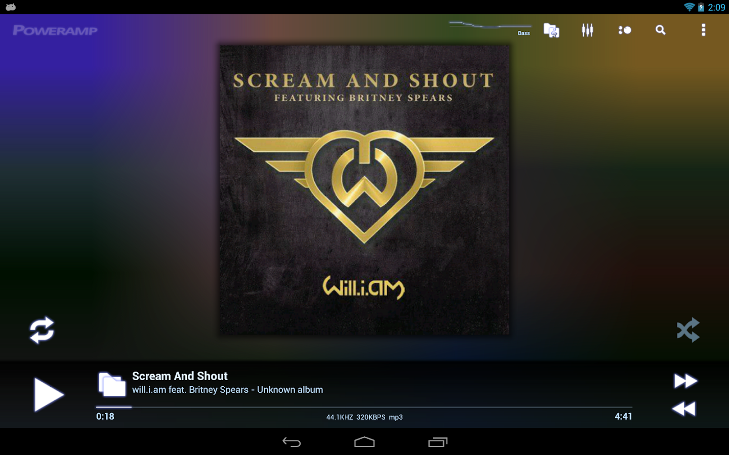 Poweramp - screenshot