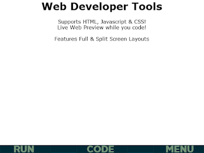 Web Developer Tools – Create and preview HTML, Javascript and CSS ...