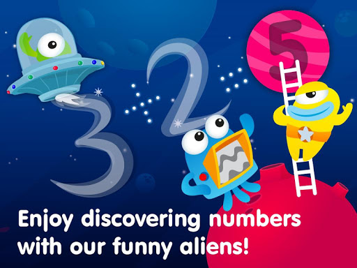 【免費教育App】Aliens & Numbers game for kids-APP點子