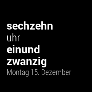 Deutsch Uhr Watch Face 1.1.1