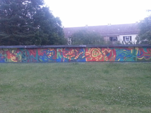 Bemalte Wand 