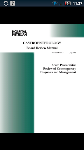 Gastroenterology Board Review