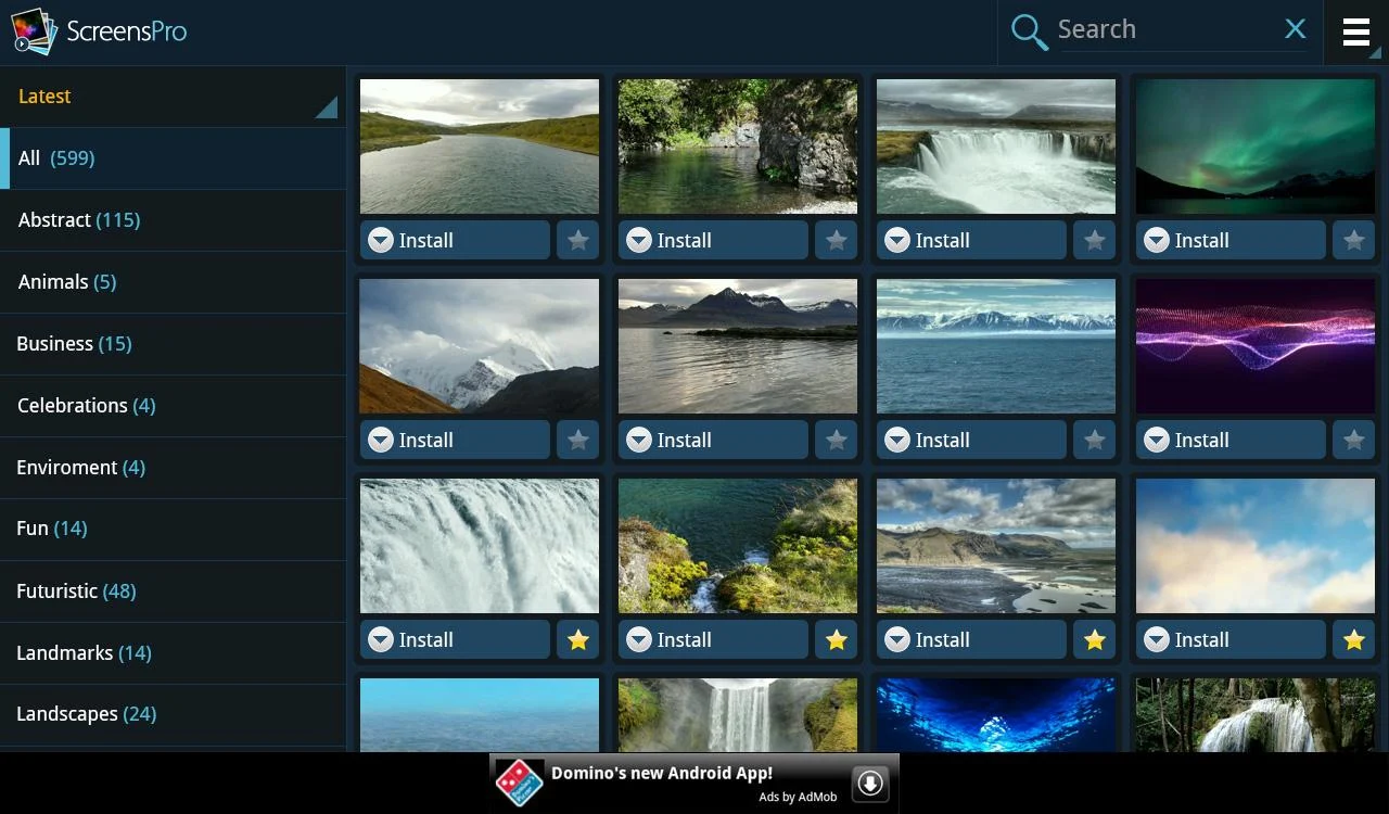 HD Video -  Fundos Animados - screenshot