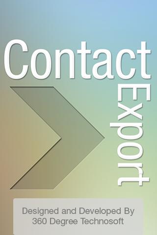 Contacts Backup–Excel & Email | Android Social Media