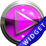 Poweramp Widget Pink Silver 2.20-build-220 Icon
