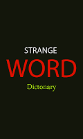 Strange Word Dictionary APK Ảnh chụp màn hình #1