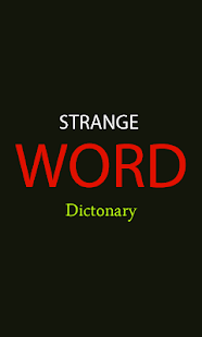 Strange Word Dictionary Screenshots 0