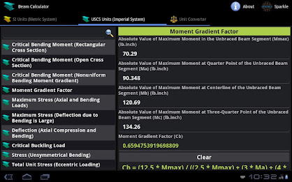 Beam Calculator Tablet poster 2