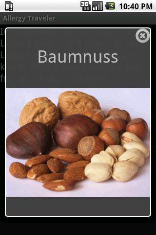Allergy Traveler Language Pack Screen 2