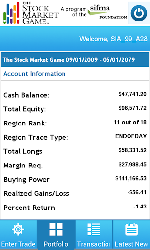 The Stock Market Game