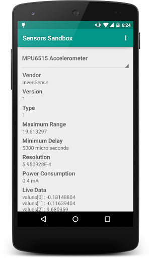 Sensors Sandbox