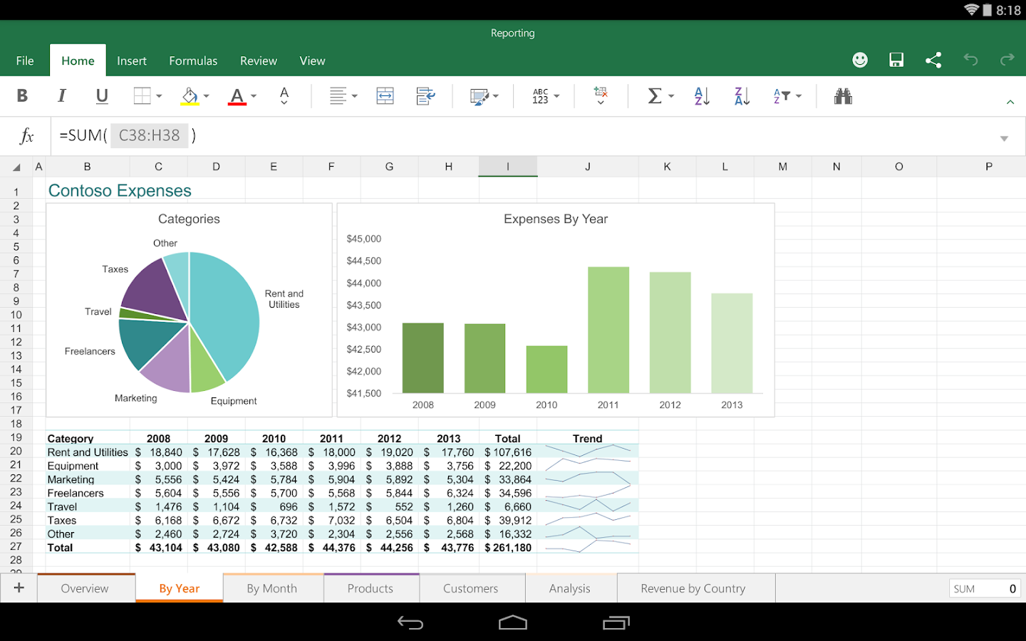 Microsoft Excel Preview - screenshot