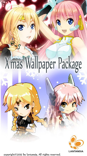 Anime Girls Xmas Cards 2012