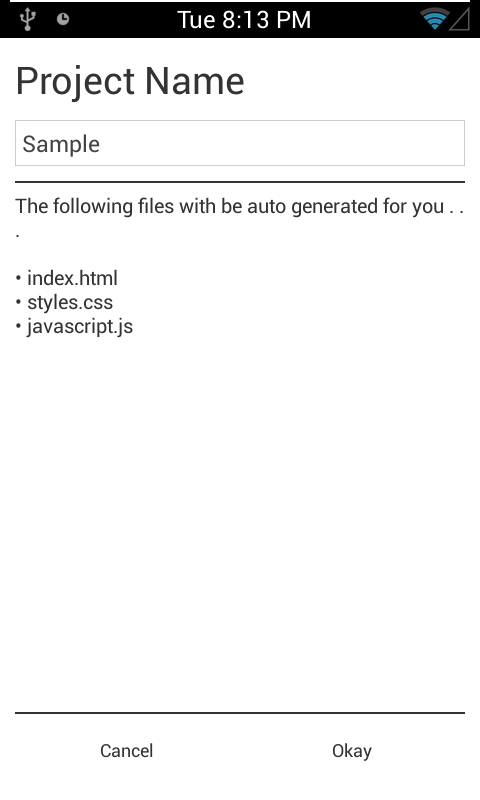 Spark - HTML Editor/ FTP Screen 3