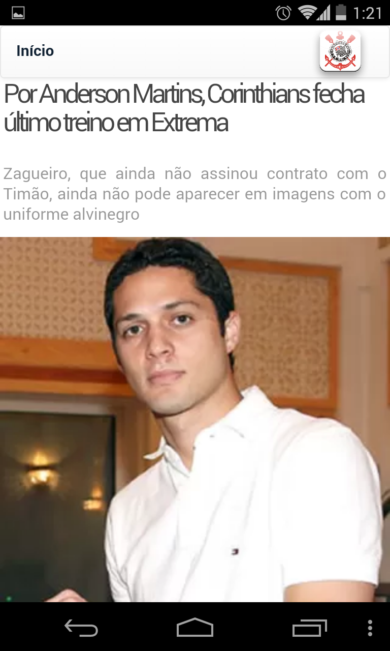 Notícias do Corinthians Screen 3