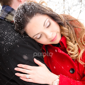 Beauty in the Snow by Jess Anderson - People Couples