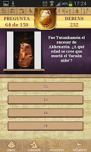 Captura de pantalla de la aplicacion Android Genius - Quiz Ancient Egypt