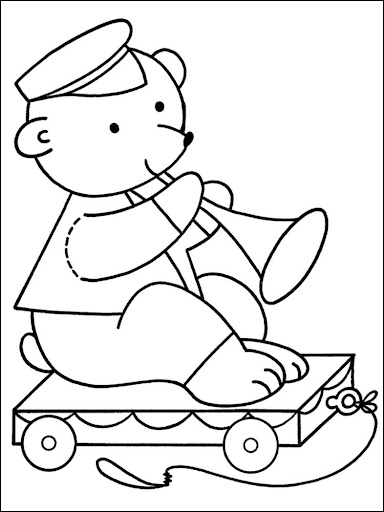 Coloring Book Christmas Toys