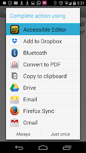Accessible Editor  Talkback Screenshots 3